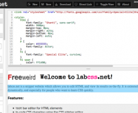 Πειραματιστείτε σε HTML και CSS εύκολα και γρήγορα, με το labcss.net