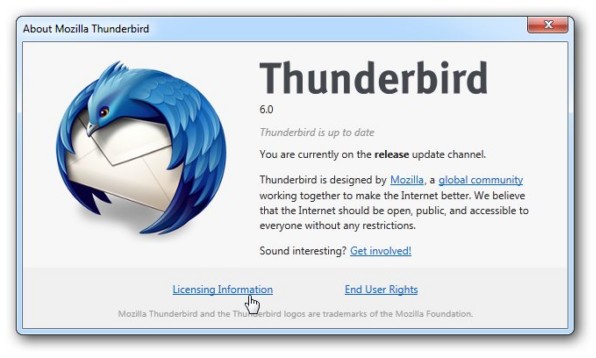 Mozilla Thunderbird 6