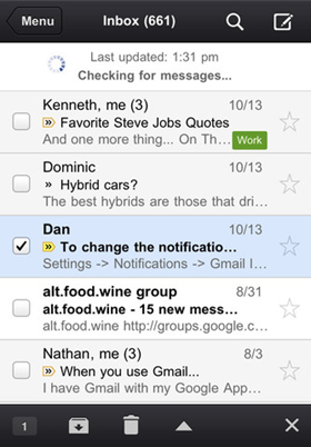 Gmail για iOS