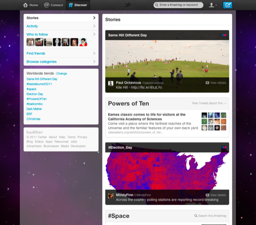 Twitter - Discover