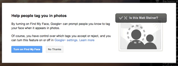 Google plus tag photos