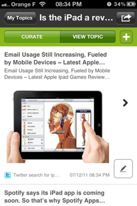 Scoop.it for iPhone