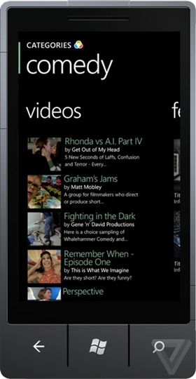 Vimeo για Windows Phone