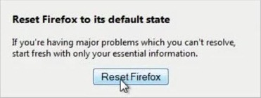 Firefox Reset