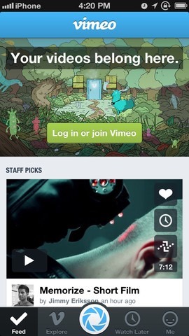 Vimeo for iPhone