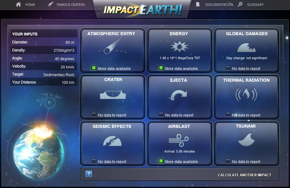 Impact: Earth! Screenshot